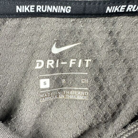 Nike Therma Sphere Element Running Top Womens S Brown Swoosh Athletic Thumbholes - Picture 14 of 14